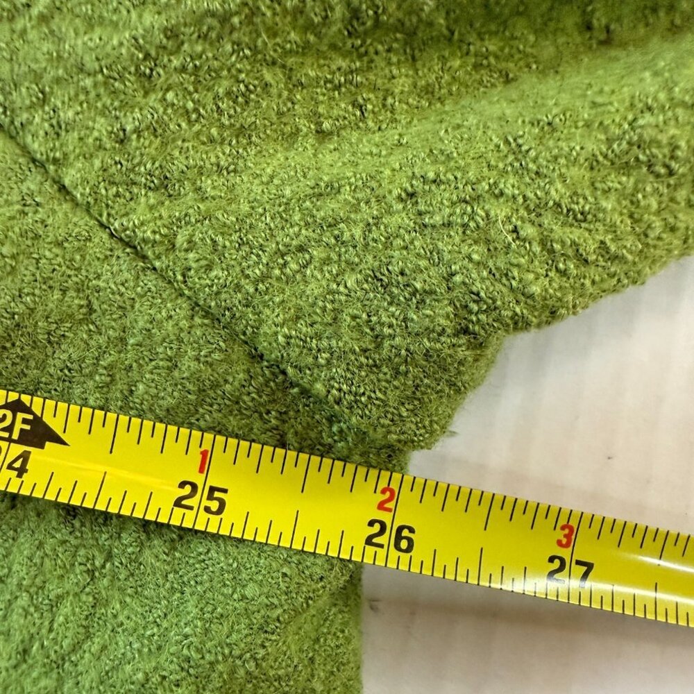 Focus 2000 Womens Green Wool Blend Button-Up Jacket 3X Office Academia Preppy - Picture 6 of 11